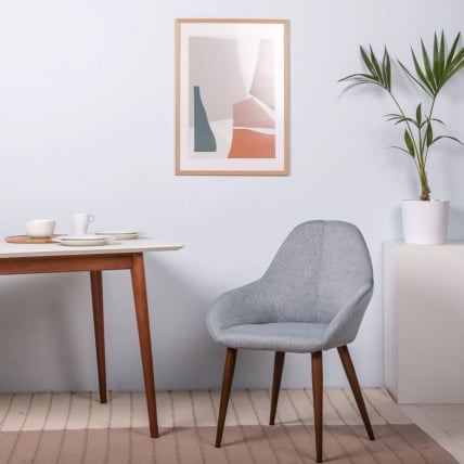 Стул Кент Сер/Темный Орех / Kent_7