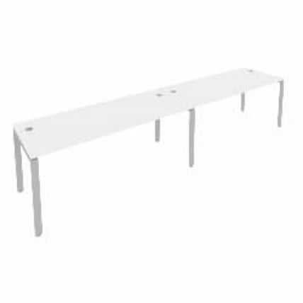 Рабочая станция на 2 раб.места Metal System Б.СМ-2.5 Белый/Серый_0