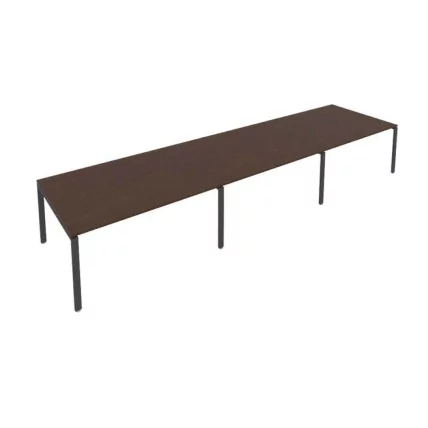 Переговорный стол (3 столешницы) Metal System Б.ПРГ-3.4 Венге/Антрацит_0
