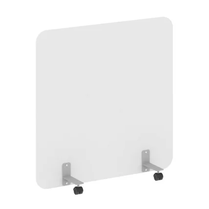 Перегородка на металлических опорах, на роликах R-line DP.R-120-120 Белый_0