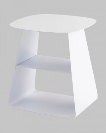 Журнальный столик Leyre металл белый_3