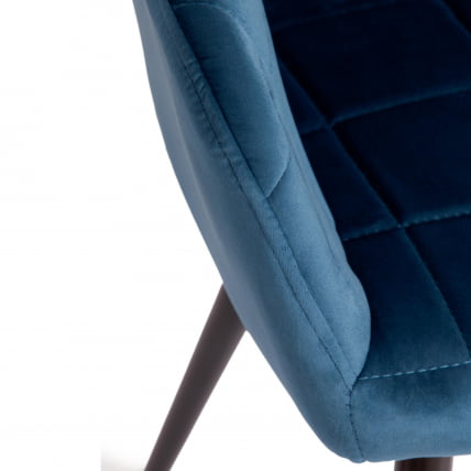 Кресло BEATA (mod. 8266) металл/ткань, 56х60х82 см, синий (G062-48)/черный_7