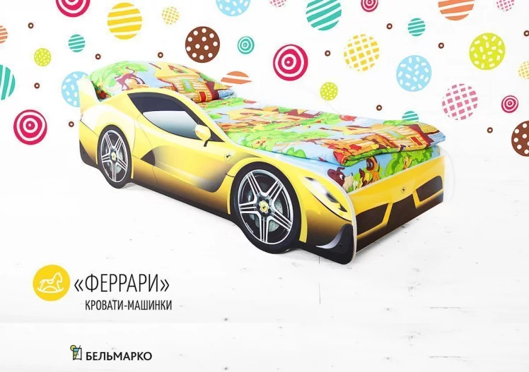 Кровать-машинка Ferrari_0