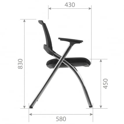 Комплект офисных кресел CHAIRMAN CH890 Черный_11