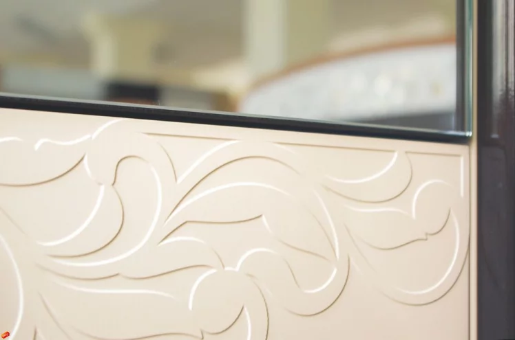 Комплект мебели для спальни Катрин №03 Дуб венге Белый песок Санчо крем Браун вуд_3