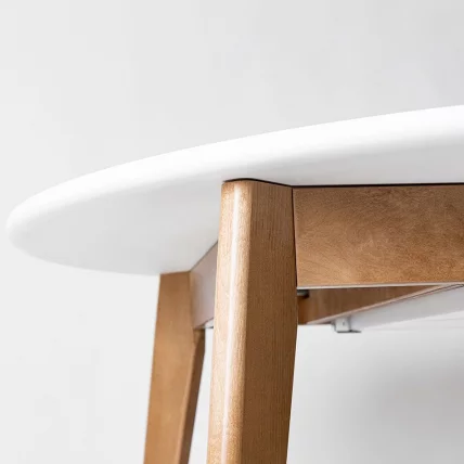 Стол обеденный Орион Plus 100x100 Эмаль белая_2