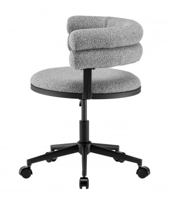 Стул офисный Ponty серый черные ножки_3