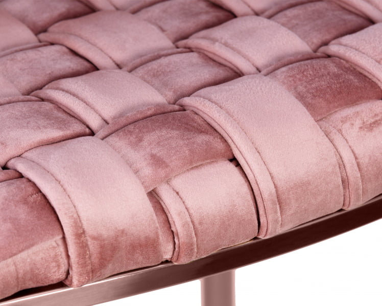 Стул барный DOBRIN EMMA ROSE GOLD (розовый велюр (VF-10))_7