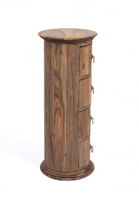 Тумба Бомбей - 0768 палисандр, 71хD28,5см, Natural tinted (натуральный тонированный)_2