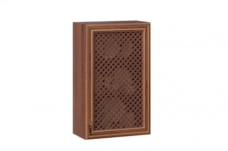 Шкаф кухонный 600 высокий с решеткой Кантри ЛД 235.596.000 Ноче Таволато_0