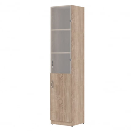 Шкаф колонка правая комбинированная SR-5U.2 R (Дуб Сонома Светлый)_0