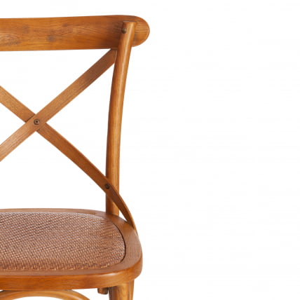 Стул CРОСС БАР (мод.CЕ6002) дерево береза, 49.5*52.5*117, Груша (№3) / CROSS BAR (mod.CE6002)_5