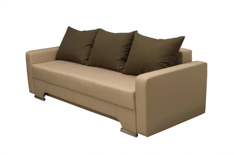 Диван Kiwi с подлокотниками (3 категория) Нео латтэ/Нео Шоколад_4