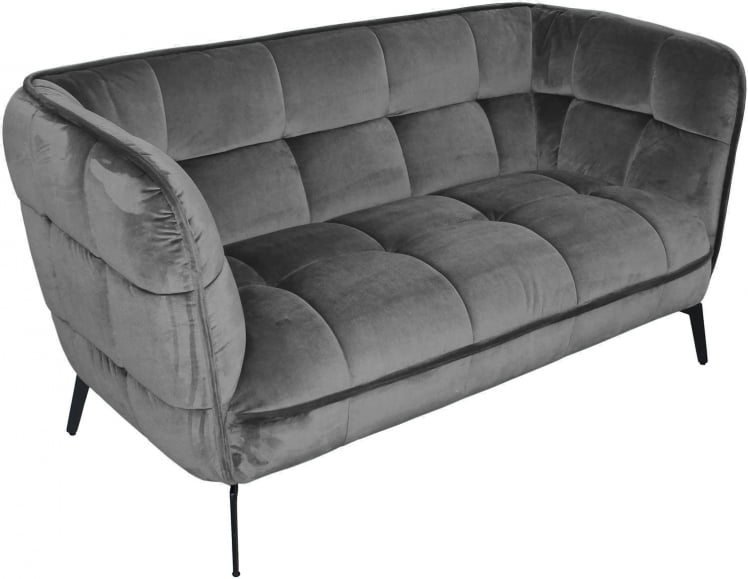 Диван Осло 2Д Темно-Серый_0