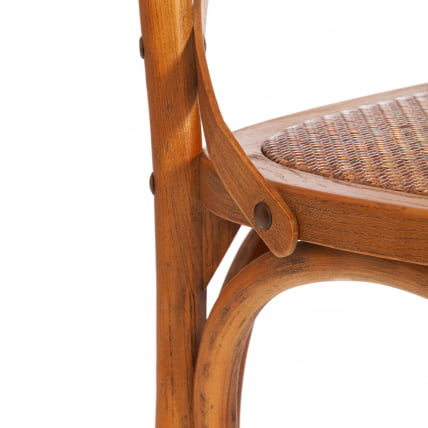 Стул CРОСС БАР (мод.CЕ6002) дерево береза, 49.5*52.5*117, Груша (№3) / CROSS BAR (mod.CE6002)_7