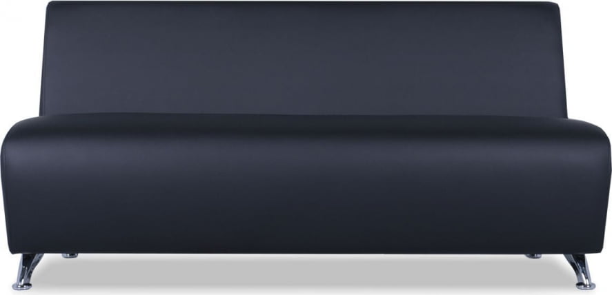 Диван Интер хром 3х местный (Экотекс 3001)_0