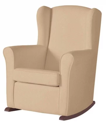 Кресло-качалка Micuna Wing/Nanny chocolate/beige искусственная кожа_0