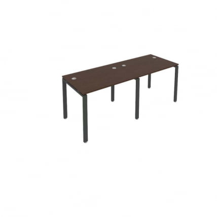 Рабочая станция на 2 раб.места Metal System Б.СМ-2.1 Венге/Антрацит_0
