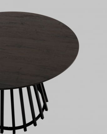 Стол обеденный Daphne 120*75 см темное дерево_4