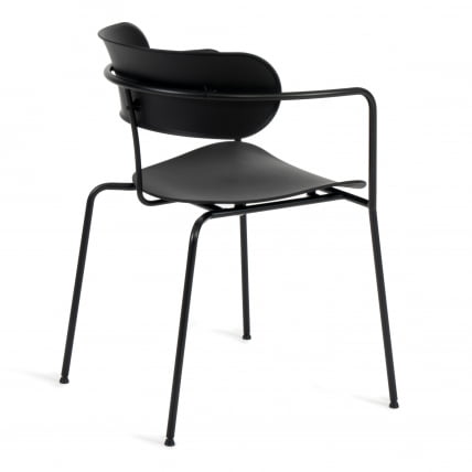 Стул VAN HALLEN (mod. 2433) пластик/металл, 54,5х53,5х76 см, высота до сиденья 46 см, черный_2