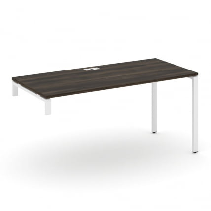 Стол надставка на опорную тумбу CONCEPT CN.OSN-004 Дуб Мали Белый_0