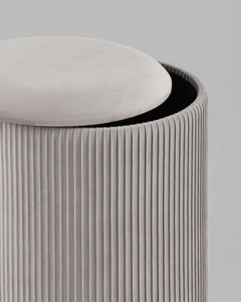 Пуф с ящиком Эркки S серый_4