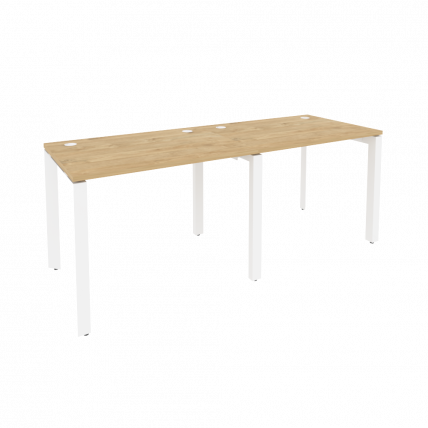 Рабочая станция на П-образном м/к ONIX O.MP-RS-2.1.7 Тиквуд Светлый/Белый_0