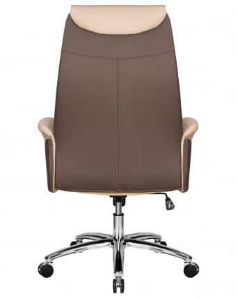 Офисное кресло для руководителей ДОБРИН ЛЕОНАРД (коричнево-бежевый) / DOBRIN LEONARD_4