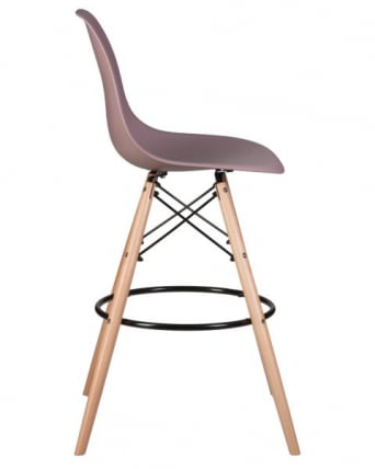 Стул барный ДОБРИН ДСВ БАР (ножки светлый бук, цвет сиреневый (П-04)) 2 шт / DOBRIN DSW BAR (P-04))_3
