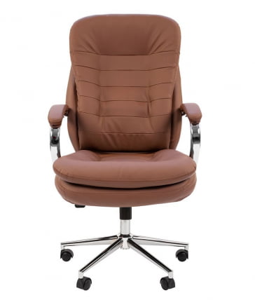 Кресло руководителя CHAIRMAN 795 кожа Коричневый_1