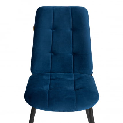 Стул обеденный Asti велюр, 47х54х86, Blue (синий)_5