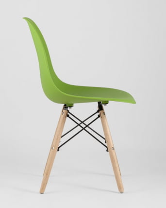 Стул Еамес Стйле ДСВ зеленый (разборный каркас) / Eames Style DSW_4