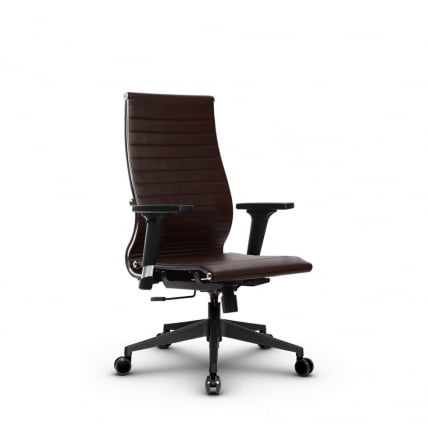 Кресло офисное МЕТТА Комплект 10/2D, Основание 17832 Комплект 4 Коричневое_0