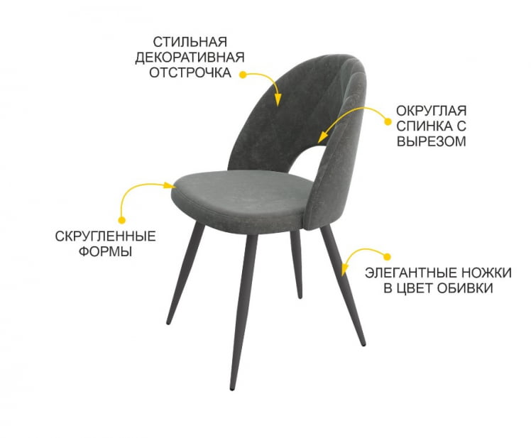 Стул Статус Десерт серый_1