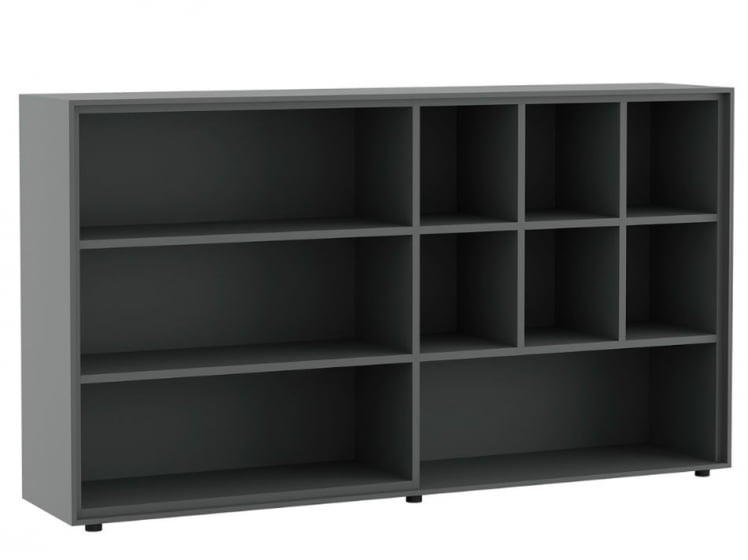 Шкаф средний DALI DLI37252012 Эбен Антрацит_1