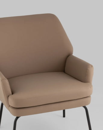 Кресло Харви экокожа Капучино_6