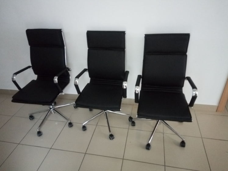 Кресло руководителя Nerey T экокожа Черный_10