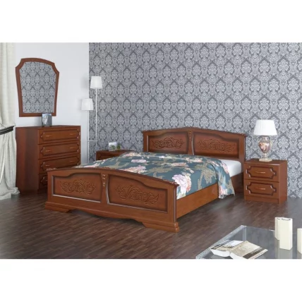 Кровать из массива Елена 200х80 Орех_1