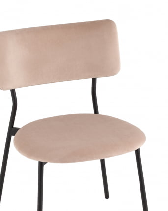 Стул Амелия велюр бежевый_5