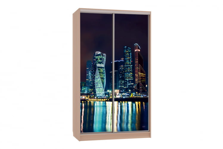 Шкаф-купе Рио 7-600 07 SK-04R18 дуб млечный_0