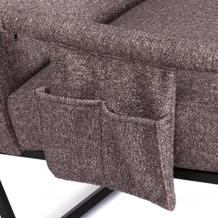 Кресло Charli LUX/Чарли Люкс велюр/букле, VT shape wood rose, 70х80х82 см_8