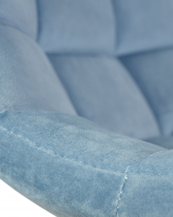 Стул барный DOBRIN TAILOR WHITE (пудрово-голубой велюр (MJ9-74)) 2 шт_8