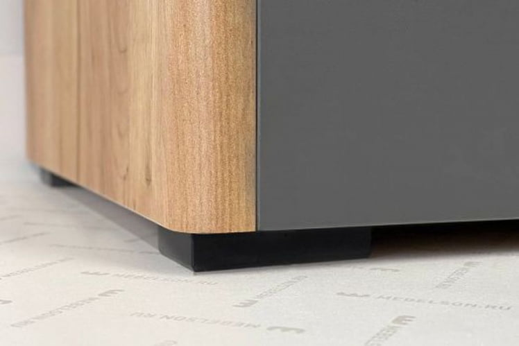 Шкаф трехдверный (зеркало) Адам MSA-05 дуб крафт золотой/графит_8