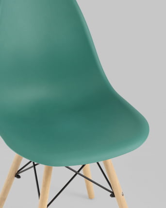 Стул Eames Style DSW серо-зеленый 4 шт. комплект (разборный каркас)_9