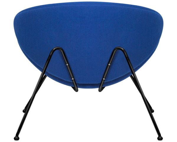 Кресло дизайнерское ДОБРИН ЕМИЛЙ (синяя ткань АФ6, черное основание) 2 шт / DOBRIN EMILY AF6,_1