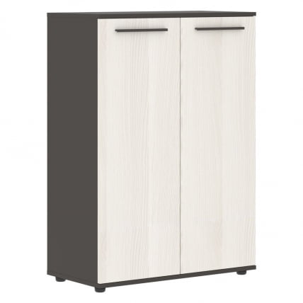 Шкаф с глухими средними дверьми ЕДИС ЕМCС 85.1 Ясень Траун Мокко Мокко / EDIS EMCS_0