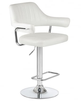 Стул барный ДОБРИН CХАРЛЙ (белый крокодил) 2 шт / DOBRIN CHARLY_2