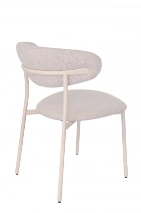 Стул обеденный Айла серый белые ножки / Ayla_5