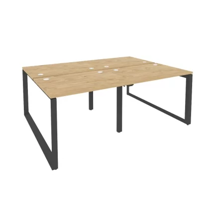 Рабочая станция на О-образном м/к ONIX O.MO-D.RS-4.1.7 Тиквуд Светлый/Антрацит_0