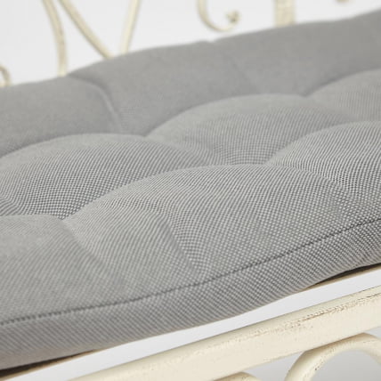 Скамья Secret de Maison BEAUJOLAIS + подушка (mod. PL08-8574) металл, 136х46х96см, белый антик (antique white)_12